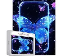 Puzzle para Adultos 6000 Piezas, Rompecabezas Jigsaw Sueño Colorido Puzzles de Madera, Desafío for Adults Entretenimiento Creativo 6000 Piezas Juego Educativo, Desafío, Home Décor Mariposa H-5211