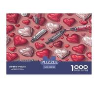 Puzzle para Adultos - Amor artístico, Un Desafiante Acertijo, Símbolo del corazón, para Niños De 6 9 12años Familia Juego, Rompecabezas De Decoración Familiar 52x38cm/1000pcs