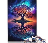Puzzle para adultos, árbol vivo de la vida, rompecabezas de arte, rompecabezas para adultos, juego educativo, juguete de desafío, 1500 piezas (85 x 57 cm)