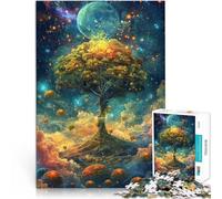 Puzzle para adultos con 1000 piezas, árbol de fantasía, juego de pensamiento, 50 x 70 cm, colección de artistas, arte visual, adecuado para jóvenes a partir de 14 años