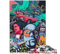 Puzzle para adultos con 1000 piezas, banda de ladrones, juego de pensamiento de 50 x 70 cm, juego sofisticado y familiar para adolescentes a partir de 14 años