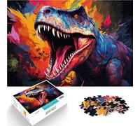 Puzzle para adultos con 1000 piezas, diseño de dinosaurios de animales, toda la familia, para adolescentes a partir de 14 años, 26 x 38 cm