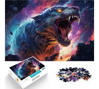 Puzzle para adultos con 1000 piezas, extraño juguete de tigre, juego de pensamiento, 26 x 38 cm, fortalece el amor entre parejas, para adolescentes a partir de 14 años