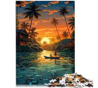 Puzzle para adultos con 1000 piezas maravilloso mundo desafío educativo 26 x 38 cm. Promueve el amor entre parejas para adolescentes a partir de 14 años.