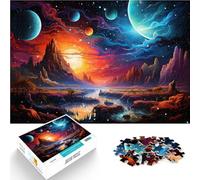 Puzzle para adultos con 1000 piezas, mundo acuático, espacio de pensamiento para 26 x 38 cm, alivio del estrés, vacaciones en casa, pasatiempo para adolescentes a partir de 14 años
