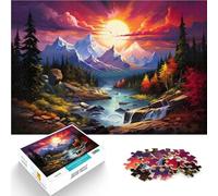 Puzzle para adultos con 1000 piezas, rompecabezas de paisaje, obra de arte, 50 x 70 cm, decoración de pared única, cumpleaños, adolescentes a partir de 14 años