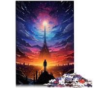 Puzzle para adultos de 1000 piezas Escape de la ciudad Juego familiar para y 26 x 38 cm Fortalecimiento del amor entre parejas para adolescentes a partir de 14 años