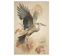 Puzzle para adultos de 1000 piezas, grúa, rompecabezas de madera, desafío cerebral, juego de juguetes (78×53cm)