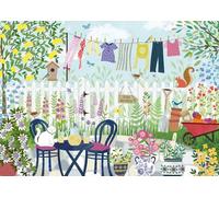 Puzzle para Adultos de 1000 Piezas, jardín de Verano