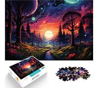Puzzle para adultos de 1000 piezas: La belleza del jardín celestial como regalo de cumpleaños para adolescentes a partir de 14 años, 26 x 38 cm