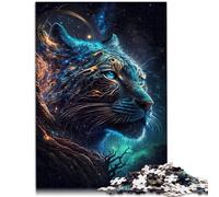Puzzle para adultos de 1000 piezas Tiger Precision Cut Cada pieza es único: juego familiar estimulante y divertido de 19,7 pulgadas x 29,5 pulgadas para adolescentes de 14 años y más