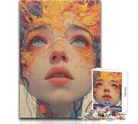 Puzzle para Adultos de 1000 Piezas Un Juego Educativo de Mente Abierta, Divertido y Divertido Juguetes antiestrés Tamaño 50x75cm