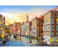 Puzzle para adultos de 1000 piezas, Venecia Romántica, Encajan Perfectamente Sin Polvo, Juguete para Hombres Mujeres Mayores (70 x 50 cm), Póster 1:1