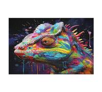 Puzzle para adultos de camaleón, 1000 piezas, para niños a partir de 12 años, puzles de madera para decoración del hogar, (75 x 50 cm)
