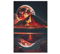 Puzzle para adultos de volcán, 1000 piezas, para niños a partir de 12 años, puzles de madera para decoración del hogar, (78 x 53 cm)