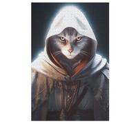 Puzzle para adultos, gato de Asesino, 1000 piezas, juguete intelectual creativo, juegos de montaje (78 x 53 cm)