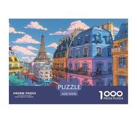 Puzzle para Adultos - La Torre Eiffel, Actividad Artística Desafiante Y Relajante, Lugares de interés en París, Regalos para Hombres, Regalos Adultos Y Niños 70x50cm/1000pcs