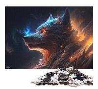 Puzzle para adultos Nebula Wolf V6 500 piezas Rompecabezas de madera para adultos y mayores de 18 años Puzzle educativo Juego familiar 500 piezas (52x38 cm)