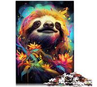 Puzzle para adultos, perezoso animal, rompecabezas de 2000 piezas, 27,56 x 39,37 pulgadas, rompecabezas de mapa gris para adultos y niños a partir de 14 años, rompecabezas familiar