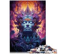 Puzzle para adultos, rompecabezas de Dios de 1000 piezas, 19.7 x 29.5 pulgadas, rompecabezas de tabla de madera, adecuado para adultos y niños a partir de 14 años, rompecabezas de decoración del hogar