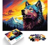 Puzzle para adultos, vida silvestre de Alaska, 1000 piezas, 38 x 52 cm, rompecabezas de cartón para adultos y niños a partir de 14 años, rompecabezas, juego desafiante