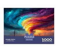 Puzzle para Adultos - Vortex del Arco Iris, Un Desafiante Acertijo, Paisaje artístico, para Niños De 6 9 12años Familia Juego, Rompecabezas De Decoración Familiar 70x50cm/1000pcs
