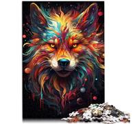 Puzzle para adultos y niños, lobo, multicolor, 1000 piezas, rompecabezas, 26 x 38 cm, puzzle de cartón, adecuado para niños a partir de 14 años, Challenge Family