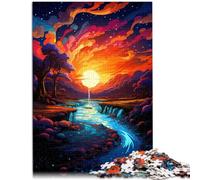 Puzzle para niños, Galaxy Shiba Inu, 1000 piezas, rompecabezas de 50 x 75 cm, rompecabezas de madera para adultos y niños a partir de 14 años, rompecabezas educativo, juego familiar