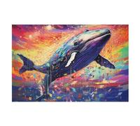 Puzzle para niños, The Ballena, puzzles para adultos, 1000 piezas, puzzle de madera para adolescentes, 75 x 50 cm