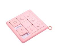 Puzzle para perros con aperitivos | 9 rejillas anti-asfixia divertido interactivo alimentador lento | Juego con premios para perros, para viajes, playa, piscina, jardín, interior, exterior,