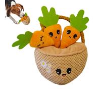 Puzzle para perros, juguete de peluche con chillón y papel arrugado dispensador de golosinas - juguetes chillones y hundimiento para perros, para estimular y fomentar las habilidades naturales de R