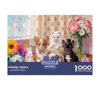 Puzzle Paraíso de Mascotas De 1000 Piezas Interesante Rompecabezas Adultos De 1000 Piezas Decoracion Entretenimento 38x26cm/1000pcs