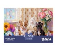 Puzzle Paraíso de Mascotas De 1000 Piezas Interesante Rompecabezas Hombres Y Mujeres De 1000 Piezas Juego Regalo 52x38cm/1000pcs