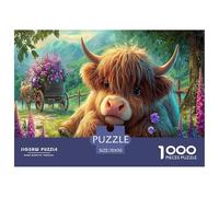 Puzzle Paraíso Hipopótamo 1000 Piezas - hipopótamos Cerca de Cascada para Hombre y Mujer, Regalo para Adultos, decoración de Pared, 70x50cm
