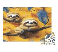 Puzzle Paresseux Sur UNE branche Pour Adultes,52x38cm/1000pcs,jeu Éducatif,décoration De La Maison,