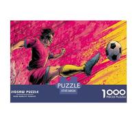 Puzzle Partido de Fútbol 1000 Piezas para Adultos Y Niños - Rompecabezas De DIY, Juego Creativo para Toda La Familia 38x26cm/1000pcs