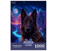 Puzzle Pastor Belga 1000 Piezas - para Adultos Puzzles De Noche Estrellada, Desafiante Y Estimulante, Decorativo, Regalo para Hombre 38x26cm/1000pcs