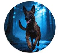 Puzzle Pastor Belga Malinois 1000 Piezas - para Adultos Y Niños Puzzles De Bosque, Juego Educativo Y Divertido Arte Decorativo, 1000pcs (67.5x67.5cm)