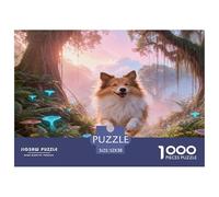 Puzzle Pastor de Las Shetland 1000 Piezas - para Adultos Puzzles De Bosque Misterioso, Juego para Toda La Familia Arte Decorativo, Regalo Ideal 52x38cm/1000pcs