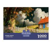 Puzzle Patio de otoño De 1000 Piezas Interesante Rompecabezas Hombres Y Mujeres De 1000 Piezas Obra De Arte Entretenimento 52x38cm/1000pcs