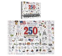 Puzzle Patriótico América 250 Piezas 1000 Piezas Decoración Patriótica para