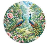 Puzzle Pavón 1000 Piezas para Adultos Y Niños Juego Difícil De Cochetón Rompecabezas Pavón Jardín Decorativo Regalo para Hombre 1000pcs (67.5x67.5cm)