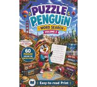 Puzzle Penguin - Word Search, Volume 2: 60 Puzzles - Explore the United States | Easy-to-Read Print | 6x9 inches, over 90 pages | Gift for Holidays, Vacation, and Relaxing Times