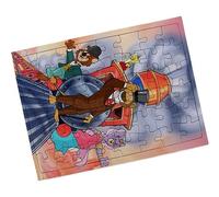 Puzzle PEQUEÑO 48 Piezas con Marco Serie Willy Fog Vuelta al Mundo en 80 dias Rompecabezas puzle para Adulto