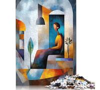 Puzzle per adulti e adolescenti, visione cubista Moderna dell'era del vuoto, Puzzle in Legno per adulti, Regali di Natale dai 14 Anni in su, 1000 pezzi (75x50 cm)