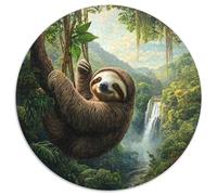 Puzzle Perezoso 1000 Piezas para Adultos Juego EduGatoivo de cartón Puzzle Perezoso Selva Decorativo Regalo 1000pcs (67.5x67.5cm)