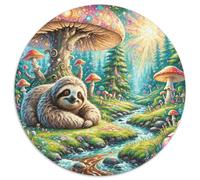 Puzzle Perezoso 1000 Piezas para Adultos Y Niños Juego Difícil De Cochetón Rompecabezas Bosque Setas Decorativo Regalo Original 1000pcs (67.5x67.5cm)
