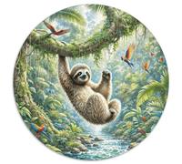 Puzzle Perezoso 1000 Piezas para Adultos Y Niños Juego Familiar De Cochetón Rompecabezas Perezoso Rama Decorativo Regalo Ideal 1000pcs (67.5x67.5cm)