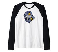 Puzzle Perfection Piece by Piece Mindset Design Camiseta Manga Raglan