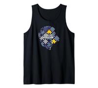 Puzzle Perfection Piece by Piece Mindset Design Camiseta sin Mangas